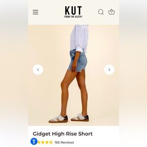 Kut from the Kloth High Rise Shorts Size 8